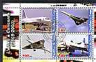 Congo 2003 Concorde #1 perf sheetlet containing set of 4 values cto used
