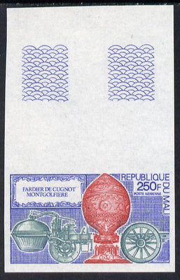 Mali 1972 Montgolfier's Balloon 250f unmounted mint imperf single (as SG 323)