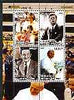 Ivory Coast 2004 Personalities perf sheetlet containing set of 4 values cto used (Diana, JFK, Disney & Pope)