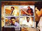 Ivory Coast 2004 Elvis Presley perf sheetlet containing set of 4 values cto used