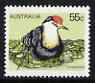 Australia 1978-80 Comb-Crested Jacana (Lotus Bird) 55c from Birds def set unmounted mint, SG 680*