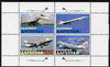 Dagestan Republic 19?? Concorde perf sheetlet containing set of 4 values unmounted mint