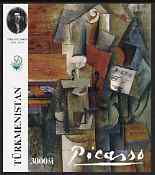 Turkmenistan 1999 Picasso imperf m/sheet #02 with China 1999 in margin, unmounted mint
