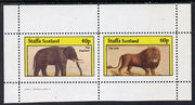 Staffa 1982 Animals (Elephant) perf set of 2 values (40p & 60p) unmounted mint