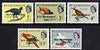 British Honduras 1966 Self Government opt'd on Birds set of 5 unmounted mint, SG 217-21