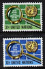 United Nations (NY) 1976 Postal Administration set of 2, SG 284-85
