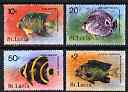 St Lucia 1978 Fish perf set of 4 unmounted mint SG 473-76*