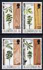 British Honduras 1970 Indigenous Hardwoods (2nd series) perf set of 4 unmounted mint, SG 291-94*
