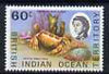 British Indian Ocean Territory 1968-70 Spotted Pebble Crab 60c unmounted mint, SG 23a
