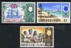 Gilbert & Ellice Islands 1967 75th Anniversary of Protectorate perf set of 3 unmounted mint, SG 132-34