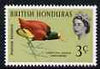 British Honduras 1962 Northern Jacana Bird 3c unmounted mint, SG 204*