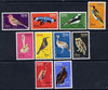 Israel 1963 Birds perf set of 10 unmounted mint,SG 244-53