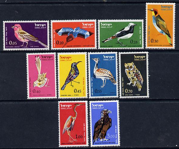 Israel 1963 Birds perf set of 10 unmounted mint,SG 244-53
