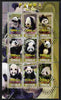 Somalia 2010 Pandas perf sheetlet containing 9 values fine cto used