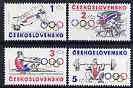 Czechoslovakia 1984 Los Angeles Olympics set of 4 unmounted mint, SG 2748-51