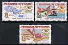 Czechoslovakia 1984 Achievements of Socialist Construction (4th series) perf set of 3 unmounted mint, SG 2753-55
