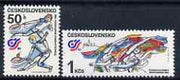 Czechoslovakia 1985 National Spartakiad set of 2 unmounted mint, SG 2785-86