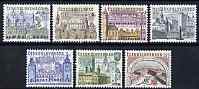 Czechoslovakia 1965 Czech Towns & Terezin Concentration Camp perf set of 7 unmounted mint, SG 1459-65