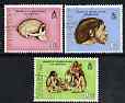 Gibraltar 1973 Anniversary of Skull Discovery perf set of 3 cto used, SG 310-12