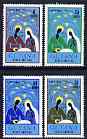 Guyana 1972 Christmas perf set of 4 unmounted mint, SG 577-80