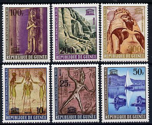 Guinea - Conakry 1964 Nubian Monument s set of 6 SG 458-63