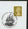 Postmark - Great Britain 2005 cover bearing special cancellation for A British Journey illustrated with Tall Ship