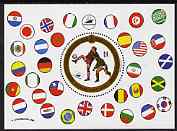 Mongolia 1998 Football World Cup perf m/sheet unmounted mint