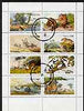 Nagaland 1972 African Wild Animals (Zebra, Giraffe, Crocs, Apes, etc) perf set of 8 values fine cto used
