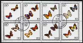 Iso - Sweden 1977 Butterflies perf,set of 8 values fine cto used (10 to 350)