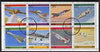 Iso - Sweden 1977 Jet Aircraft perf,set of 8 values fine cto used