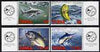 Tonga 1994 Game Fishing perf set of 4 each opt'd SPECIMEN unmounted mint, as SG 1267-70