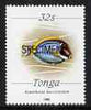 Tonga 1988-92 Powder-blue Surgeonfish 32s (from chalky paper redrawn Marine Life def set) opt'd SPECIMEN, as SG 1008a (1990 imprint date) unmounted mint