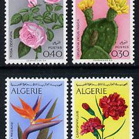 Algeria 1973 Algerian Flowers set of 4 unmounted mint, SG 621-24