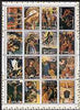 Ajman 1972 Life of Christ (Paintings) perf set of 16 cto used, Mi 2797-2812A