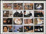 Ajman 1972 Personalities (World Leaders) perf set of 16 fine cto used, Mi 2893-2908A