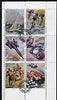 Sharjah 1972 Speed Records perf sheetlet containing set of 6 fine cto used, Mi 1282-87