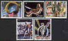 Sharjah 1972 Apollo 17 perf set of 5 fine cto used, Mi 988-92*