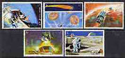 Sharjah 1972 Apollo 16 perf set of 5 fine cto used, Mi 982-86*