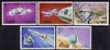 Sharjah 1972 Luna 9 perf set of 5 fine cto used, Mi 994-98*