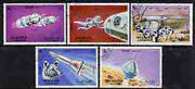 Sharjah 1972 Luna 9 perf set of 5 fine cto used, Mi 994-98*