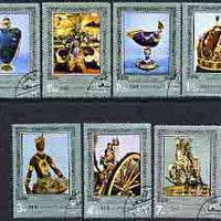 Yemen - Republic 1972 Art Treasures perf set of 7 fine cto used, Mi 1508-14*