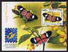 Cambodia 2001 Butterflies perf m/sheet (with Belgica Logo) unmounted mint