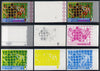 Equatorial Guinea 1972 Munich Olympics (1st series) 1pt (Football) set of 9 imperf progressive proofs comprising the 5 individual colours (incl silver) plus composites of 2, 3, 4 and all 5 colours, a superb and important group unm……Details Below