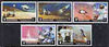 Manama 1972 Apollo 15 perf set of 5 cto used, Mi 1062A-D1062*