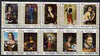 Aden - Upper Yafa 1967 Old Master Paintings perf set of 10 cto used, Mi 62-71