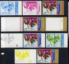 Equatorial Guinea 1972 Munich Olympics (1st series) 8pts (Canoe Slalom 2-man) set of 9 imperf progressive proofs comprising the 5 individual colours (incl gold) plus composites of 2, 3, 4 and all 5 colours, a superb and important ……Details Below