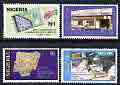 Nigeria 1994 25th Anniversary of Philatelic Services perf set of 4 unmounted mint, SG 671-74*