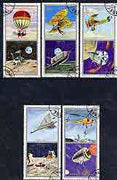 Fujeira 1971 Space Exploration & History of Flight perf set of 5 cto used Mi 622-26*
