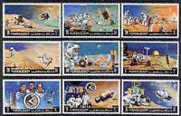 Ajman 1971 Apollo 15 perf set of 9 cto used, Mi 1254-62*