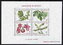 Monaco 1983 Seasons of the Fig m/sheet of 4 unmounted mint, SG MS 1644